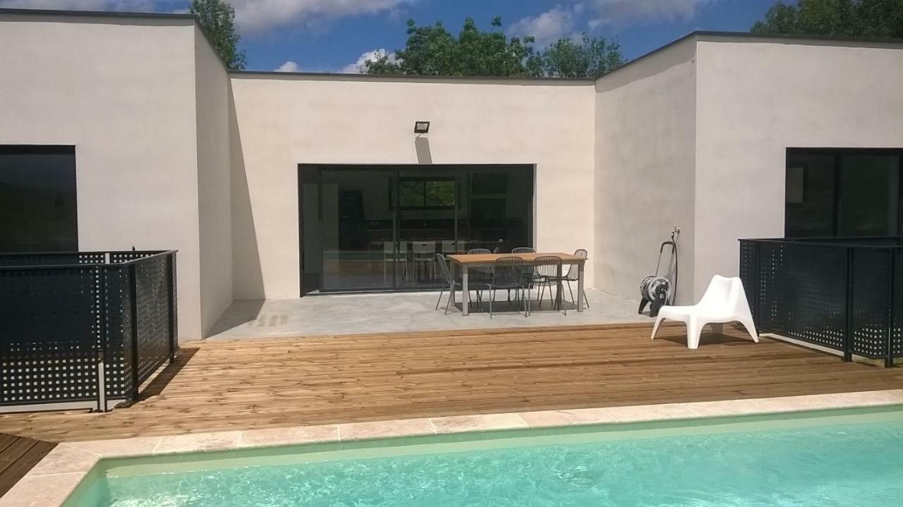 Villa Piscine Sud France Verzeille Eksteriør bilde