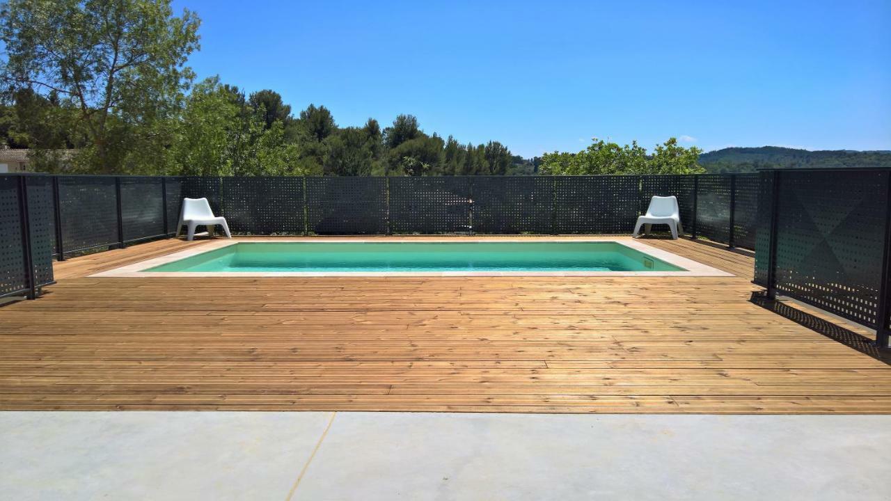 Villa Piscine Sud France Verzeille Eksteriør bilde