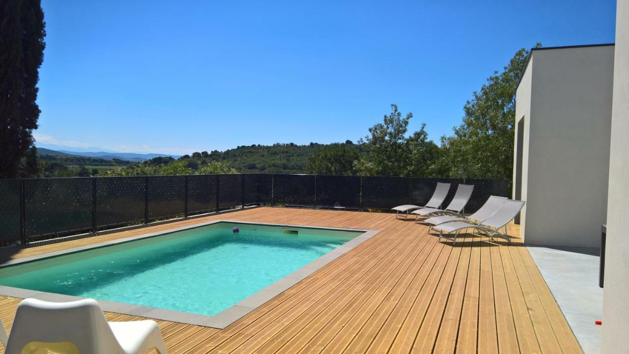 Villa Piscine Sud France Verzeille Eksteriør bilde
