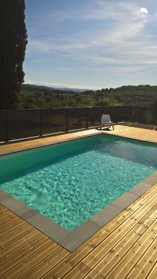 Villa Piscine Sud France Verzeille Eksteriør bilde