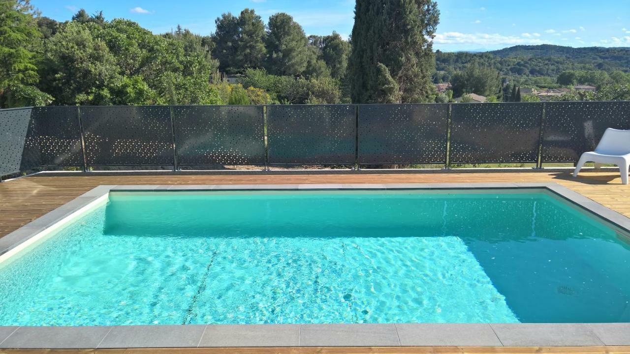 Villa Piscine Sud France Verzeille Eksteriør bilde