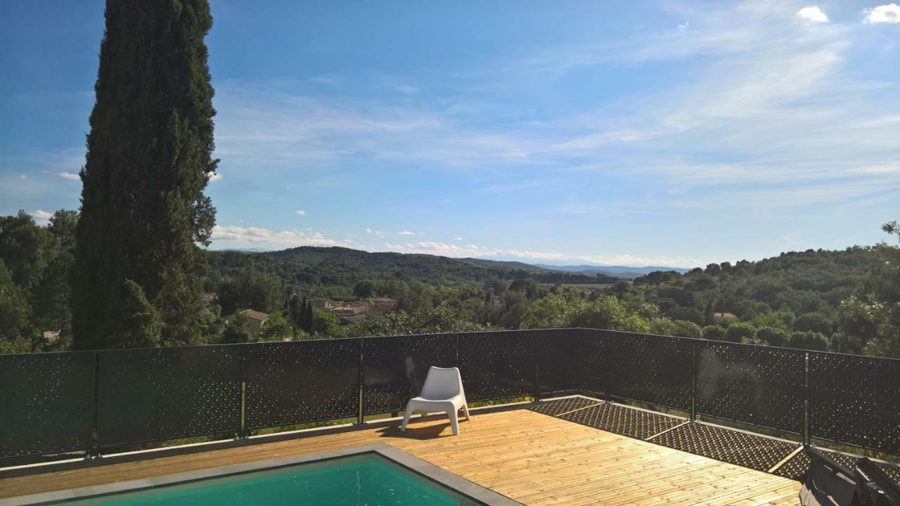 Villa Piscine Sud France Verzeille Eksteriør bilde